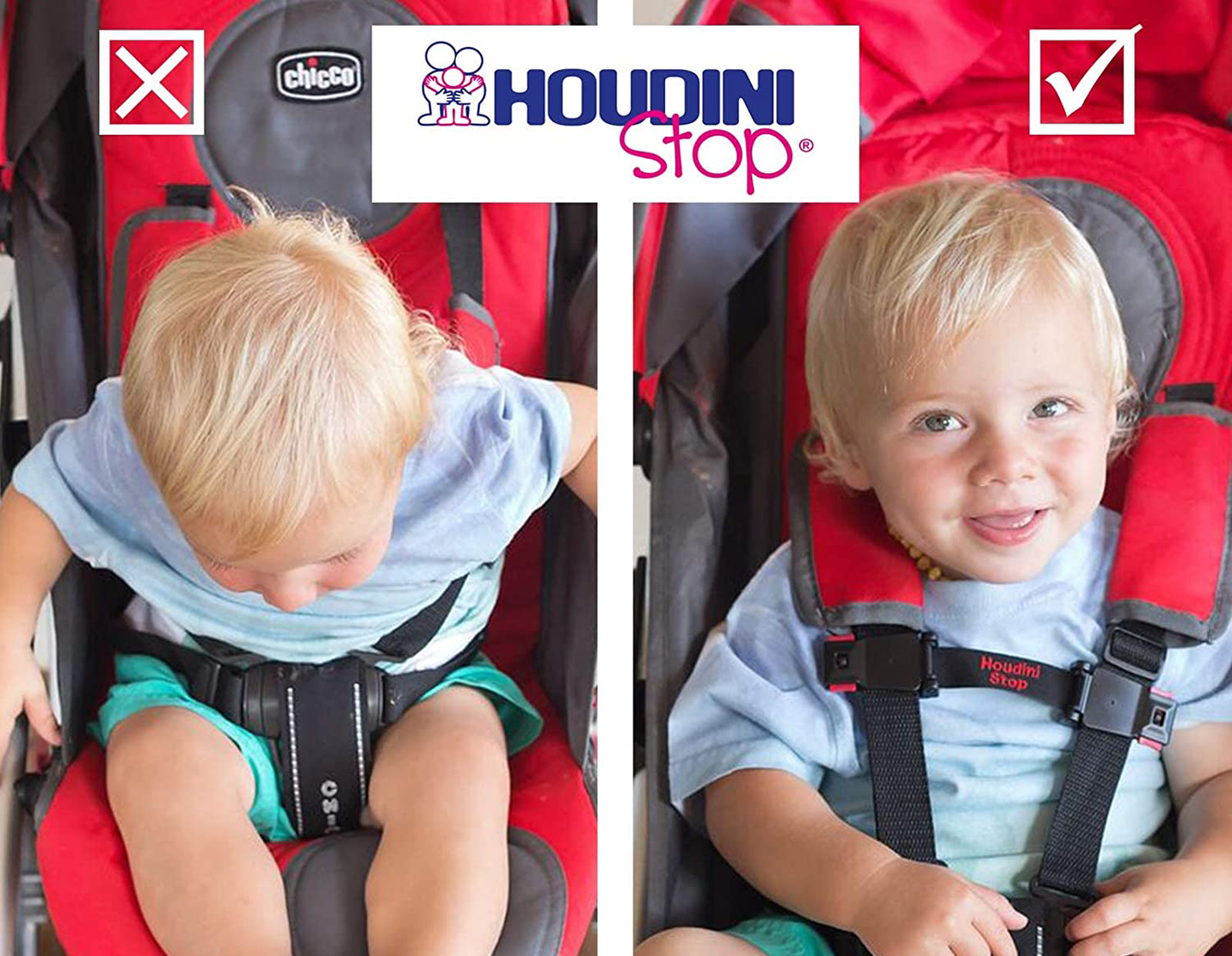 Houdini Stop - Car Seat Chest Strap